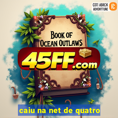 caiu na net de quatro